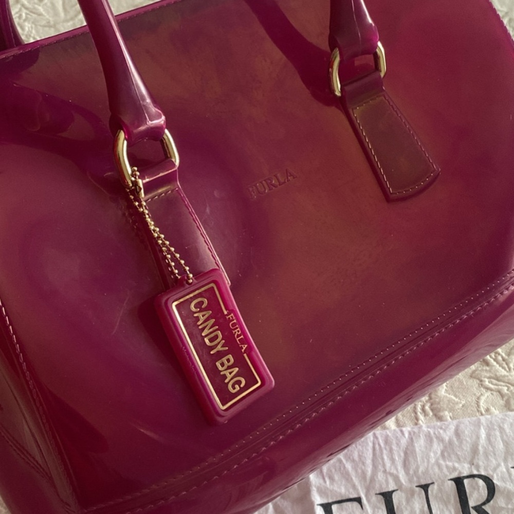 Furla Jelly Candy bag Satchel Barbie pink - Picture 2 of 12